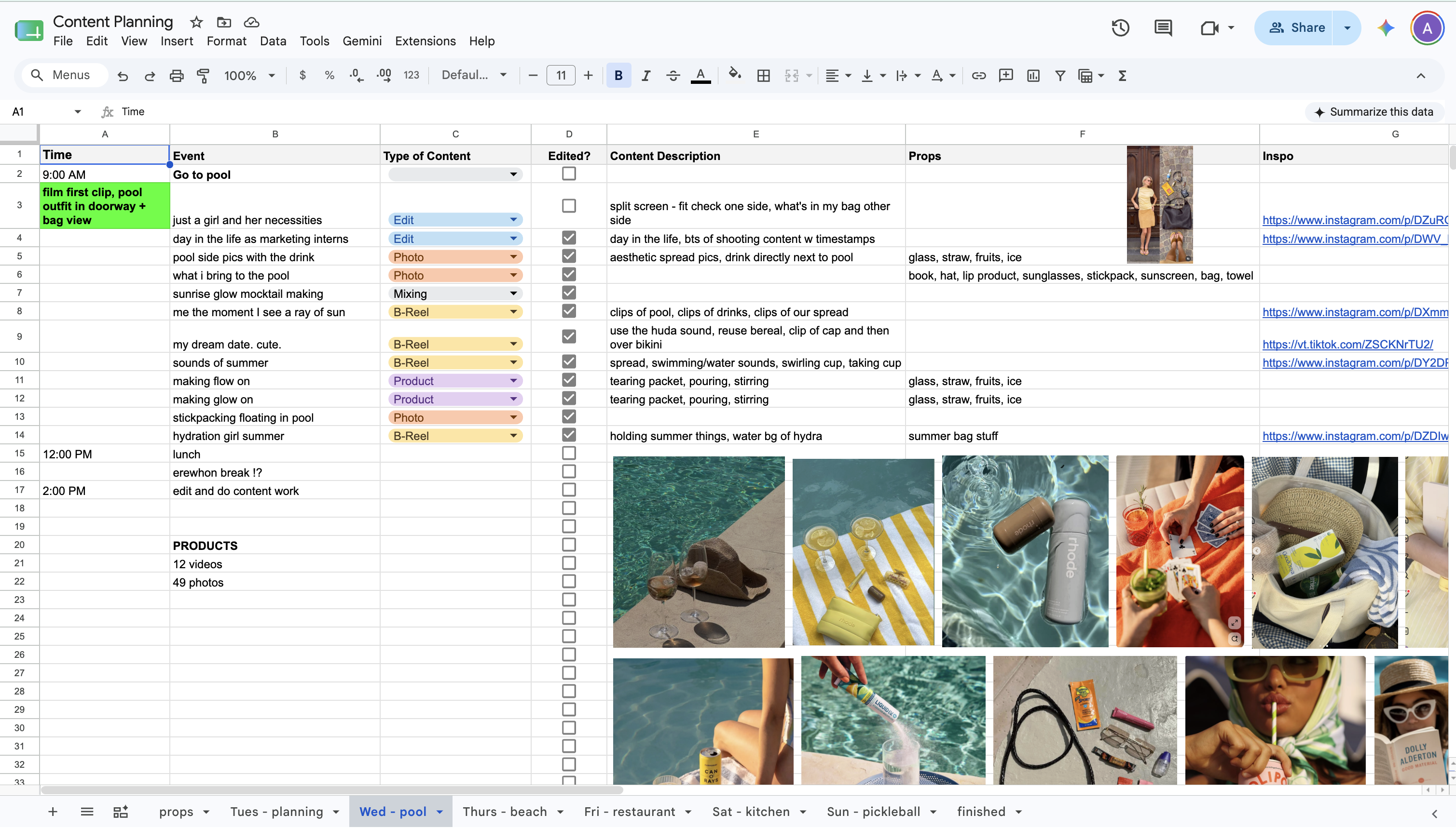Content planning board 2