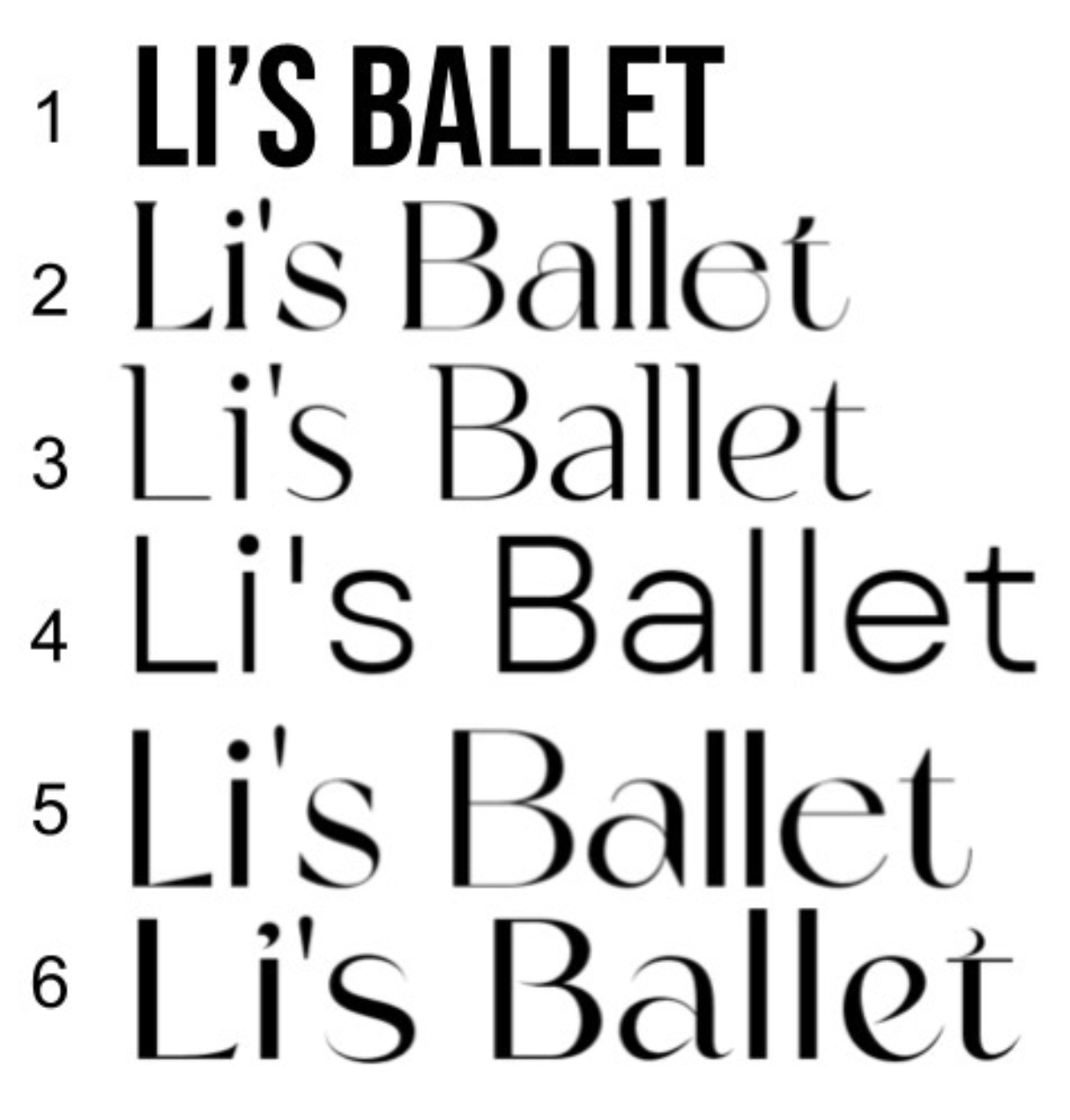 Typography options