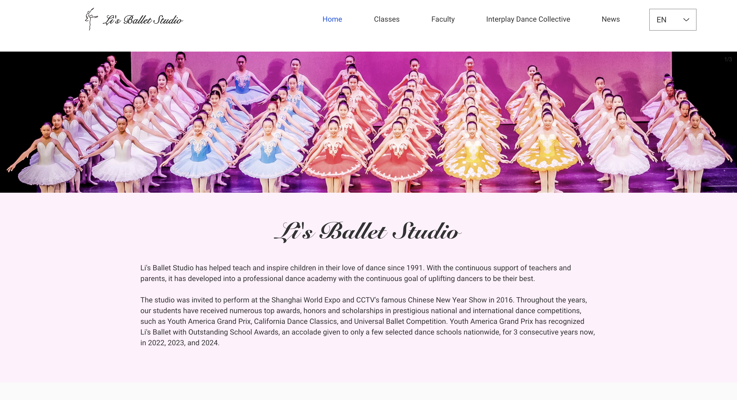 Website page 1