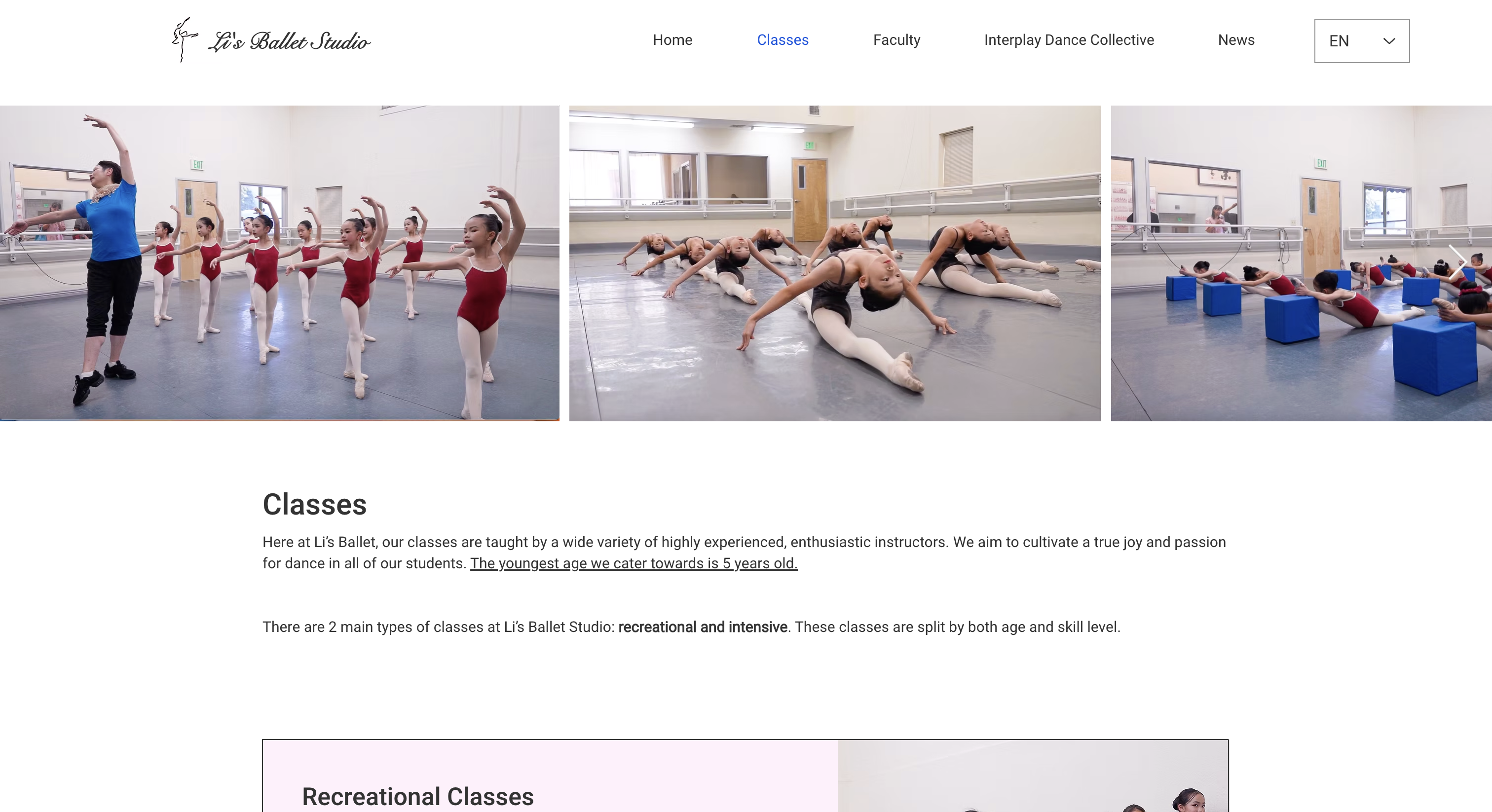 Website page 3