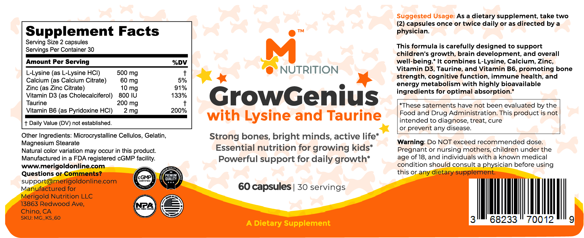 GrowGenius label