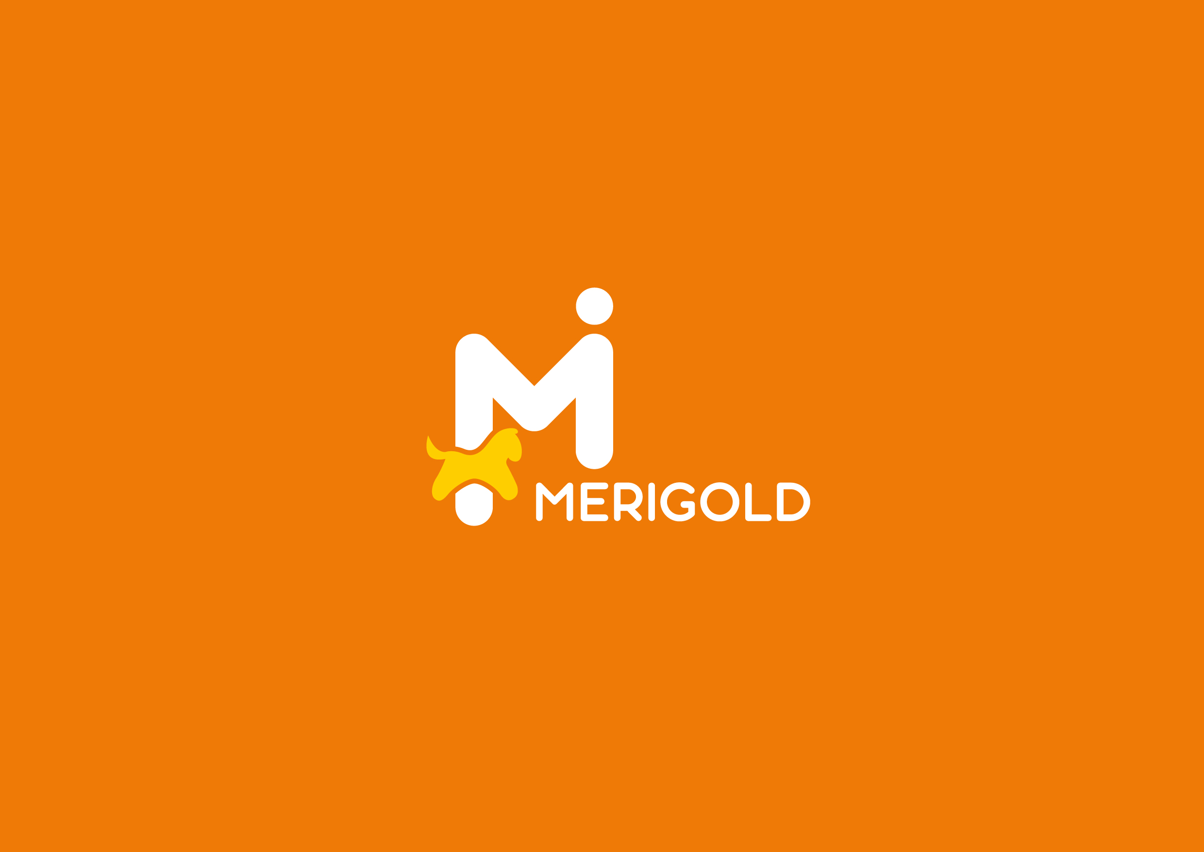 Merigold orange logo variant