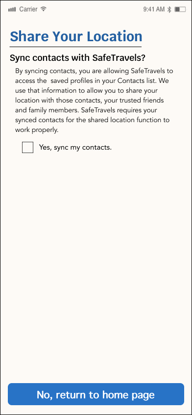 Share location