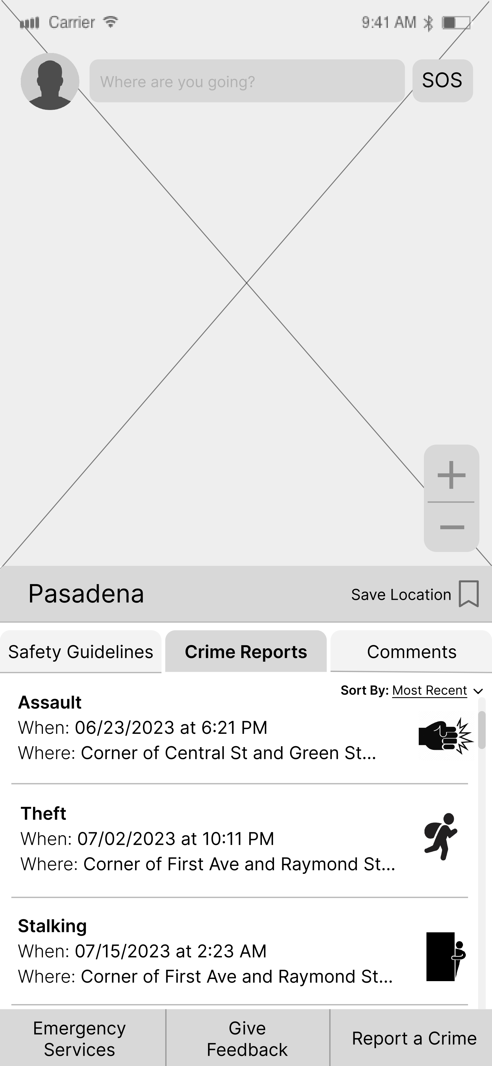 Wireframe page 7