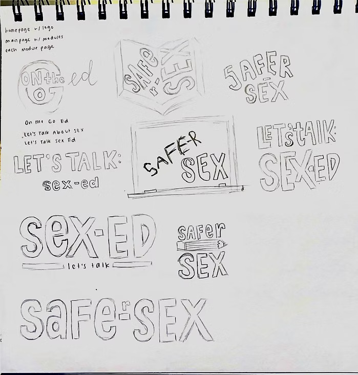 Logo sketch explorations